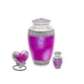 Urnsdirect2U Urnsdirect2u 7718-S Grecian Adult Urn Ser; Pink 7718-S